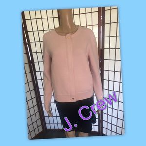 EUC J Crew Light Pink thick knit sweater. Amazing